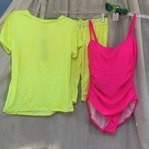 Eominie pink swimsuit combo